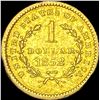 Image 2 : 1852 Gold $1 Liberty Type 1 CLOSELY UNCIRCULATED