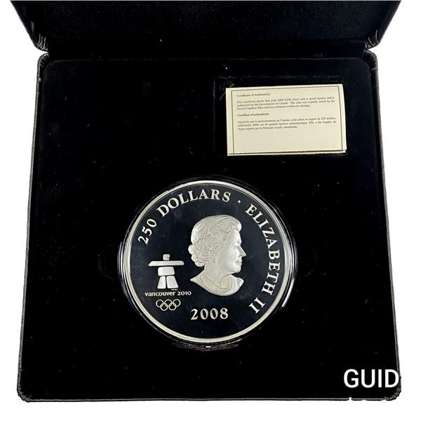2008 Silver $250 Coin Olympic Games