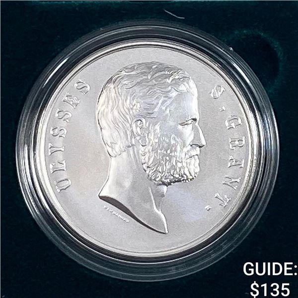1869-1873 Comm. Silver Ulysses S. Grant Coin w/ Box