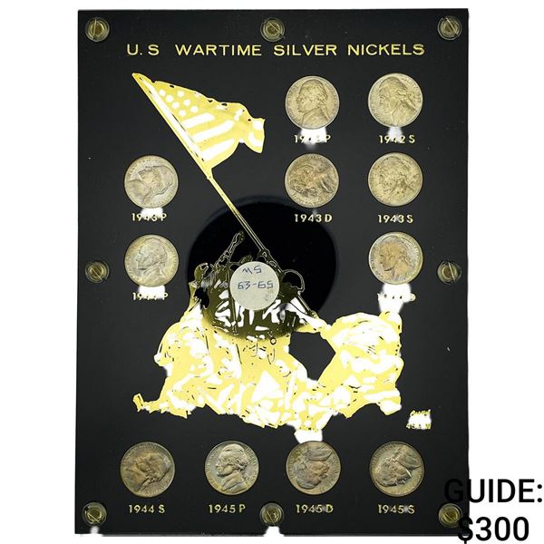1942-1945 U.S. Wartime Silver Nickels