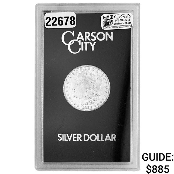 1883-CC Morgan Silver Dollar GSA UNCIRCULATED