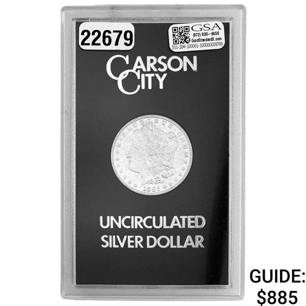 1882-CC Morgan Silver Dollar GSA UNCIRCULATED
