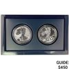 Image 1 : 2013 American Eagle West Point Two-Coin Silver Set w/ Box