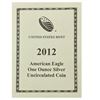 Image 3 : 2012 1oz Silver Eagle w/ Box