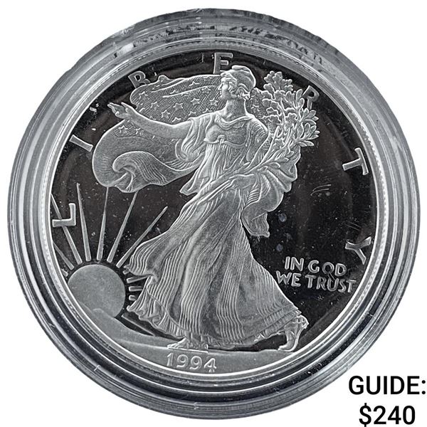 1994 1oz Proof Silver Eagle w/ Box