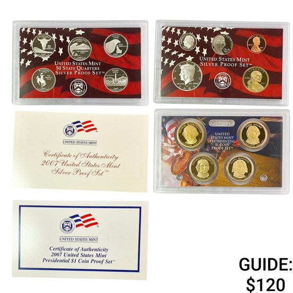 2007 U.S. Mint Silver Proof Set