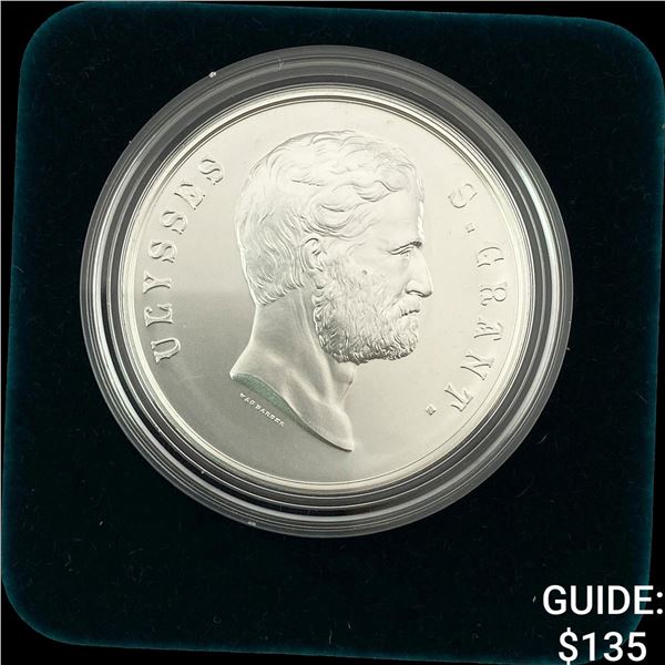 1869-1873 Comm. Silver Ulysses S. Grant Coin w/ Box