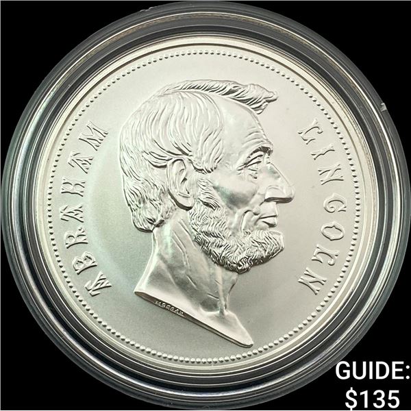 1861-1864 Comm. Silver Abraham Lincoln Coin w/ Box