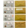Image 2 : [4] 1964 U.S. Proof Set Sealed Envelope