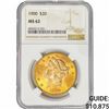 Image 1 : 1900 $20 Gold Double Eagle NGC MS62
