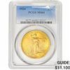 Image 1 : 1924 $20 Gold Double Eagle PCGS MS64