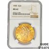 Image 1 : 1900 $20 Gold Double Eagle NGC MS62