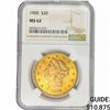 Image 1 : 1900 $20 Gold Double Eagle NGC MS62