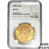 Image 1 : 1900 $20 Gold Double Eagle NGC MS62