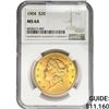 Image 1 : 1904 $20 Gold Double Eagle NGC MS64