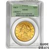 Image 1 : 1907 $20 Gold Double Eagle PCGS MS60