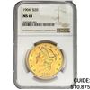 Image 1 : 1904 $20 Gold Double Eagle NGC MS61