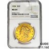 Image 1 : 1904 $20 Gold Double Eagle NGC MS64
