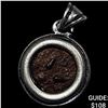 Image 1 : Widow's Mite in Sterling Bezel NEARLY UNCIRCULATED