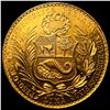 Image 2 : 1951 Peru Gold 100 Soles 1.357AGW UNCIRCULATED