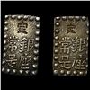 Image 1 : [2]1853-1865 Japan SIlver Shu CLOSELY UNCIRCULATED
