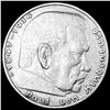 Image 1 : 1936-D Germany Silver 5 Reichsmark CLOSELY UNCIRCULATED