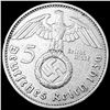 Image 2 : 1936-D Germany Silver 5 Reichsmark CLOSELY UNCIRCULATED