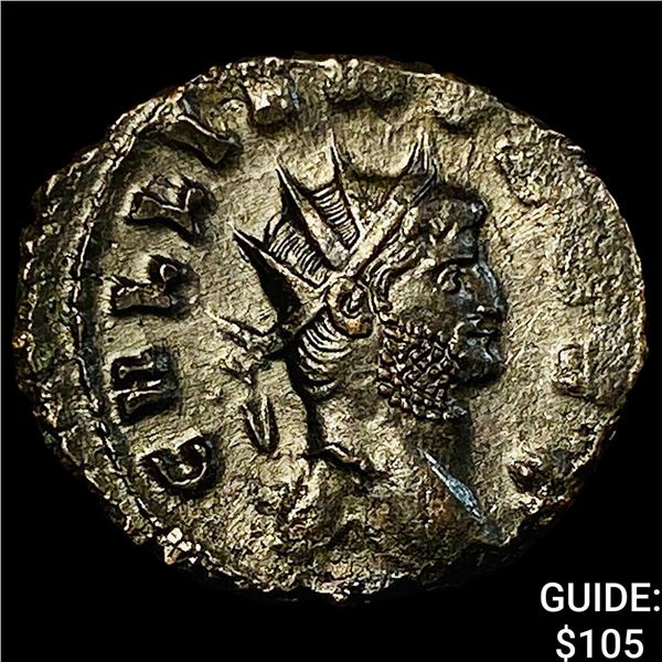 Roman Gallienus 253-268 AD Dbl Denarius CHOICE AU