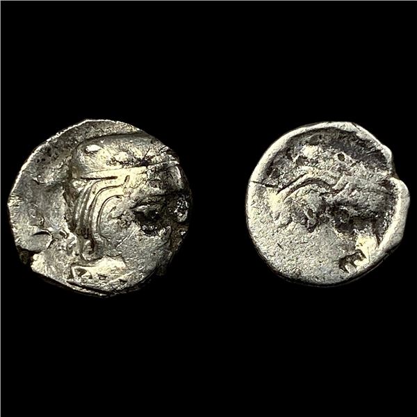 [2]India Western Satraps Silver Drachm NEARLY UNCIRCULATED