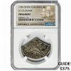 Image 1 : 1783 Spanish Colonial 8 Reales El Cazador Fragment NGC