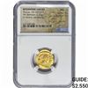 Image 1 : Byzantine Phocas, AD 602-610 Gold Semissis 2.23G NGC MS