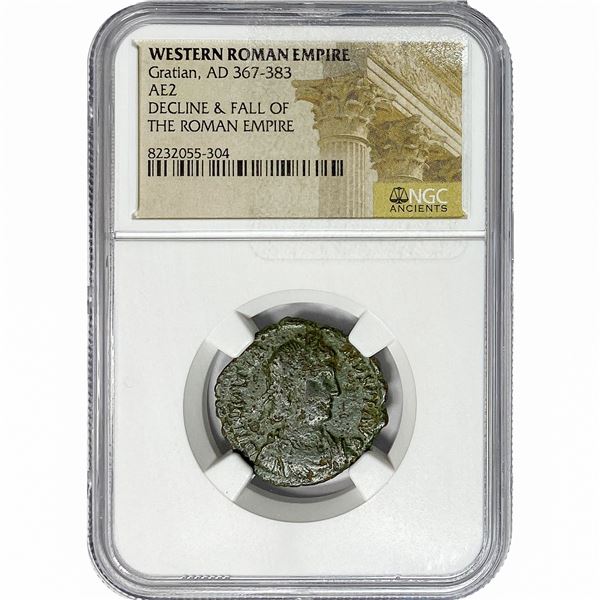Western Roman Gratian, AD 367-383 AE2 NGC