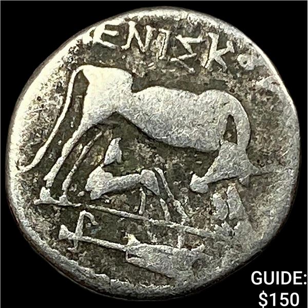 Illyria 260-167/98 BC Silver Drachm NEARLY UNCIRCULATED