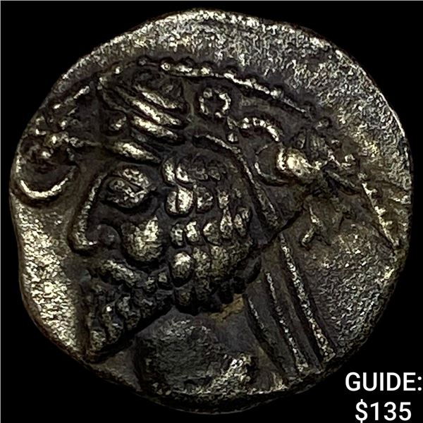 Parthian Empire 247-224 AD SIlver Drachm NEARLY UNCIRCULATED