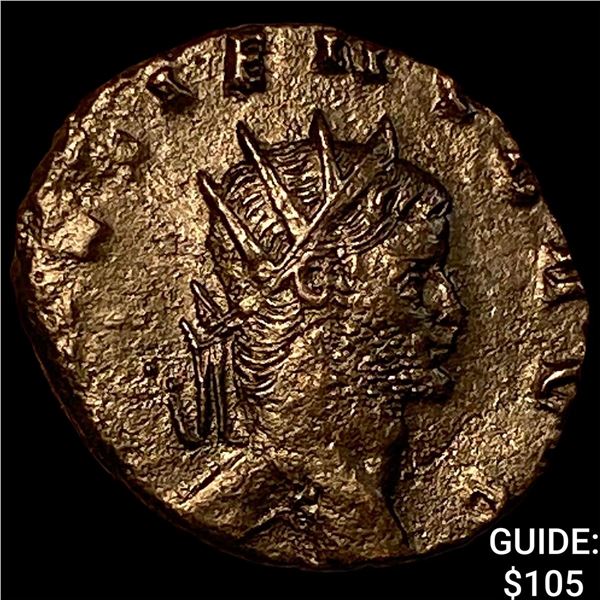 Roman Gallienus 253-268 AD Dbl Denarius CHOICE AU
