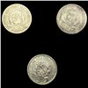 Image 1 : [3]1923 Soviet Russia Silver 10 Kepeks CLOSELY UNCIRCULATED