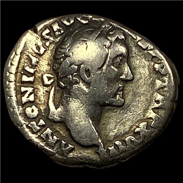 Roman Ant. Pius 138-161 AD SIlver Denarius NEARLY UNCIRCULATED