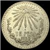 Image 1 : 1933-M Mexico SIlver Peso UNCIRCULATED