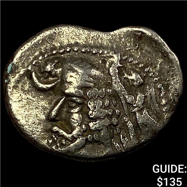 Parthian Empire 247-224 AD SIlver Drachm NEARLY UNCIRCULATED