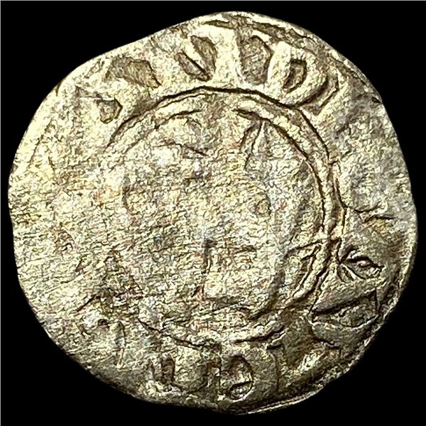 1100's France Anjou Silver Denier NEARLY UNCIRCULATED