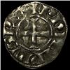 1297-1301AD Crusaders Frankish Geece Silver Denier NEARLY UNCIRCULATED