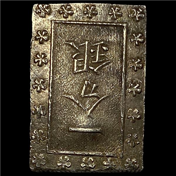 1859-1868 Japan Silver Bu CLOSELY UNCIRCULATED