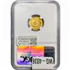 Image 2 : Byzantine Heraclius 610-641 Gold Tremissis 1.43G NGC MS