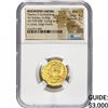 Byzan. Tiberis II Constantine Gold Solidus AU