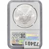 Image 2 : 2011 Silver Eagle NGC MS69 25th Anniversary