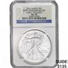 Image 1 : 2011 Silver Eagle NGC MS69 25th Anniversary