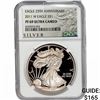 Image 1 : 2011 Silver Eagle NGC MS69 UC 25th Anniversary
