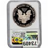 Image 2 : 2011 Silver Eagle NGC MS69 UC 25th Anniversary
