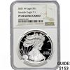 Image 1 : 2021-W Silver Eagle NGC PF69 UC Heraldic Eagle T-1