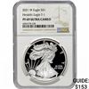 Image 1 : 2021-W Silver Eagle NGC PF69 UC Heraldic Eagle T-1